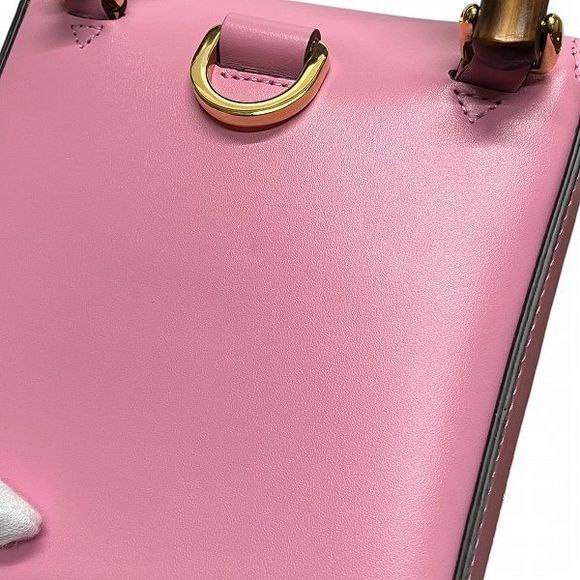 Gucci Bamboo 702106 3WAY Backpack Bag Shoulder Bag Handbag Women - Picture 7 of 9